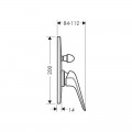 Змішувач для ванни Hansgrohe Novus 71047000 - Фото 1
